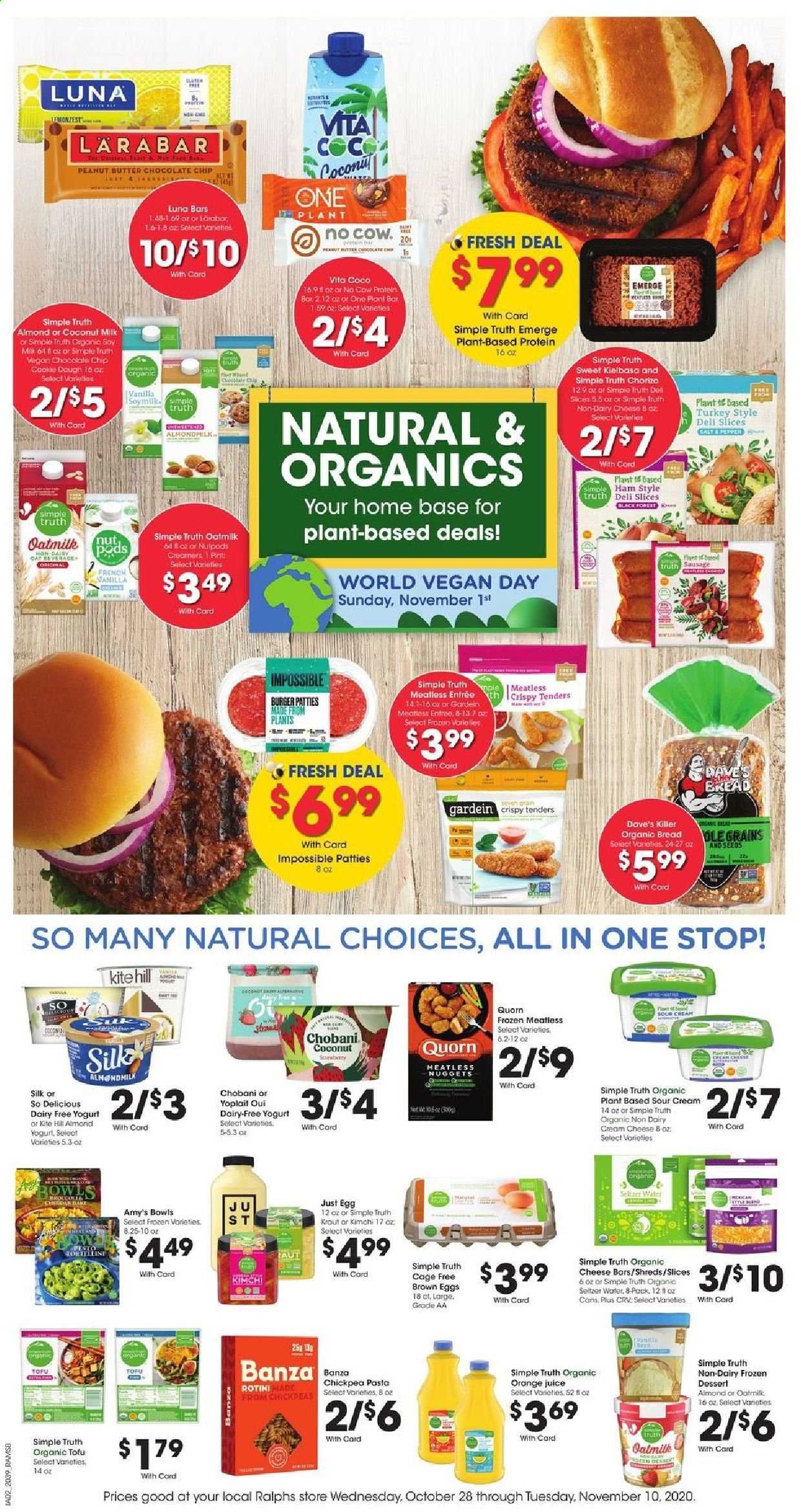 Ralphs (DC, DE, FL, GA, MD, NC, SC, VA) Weekly Ad Flyer October 28 to November 10