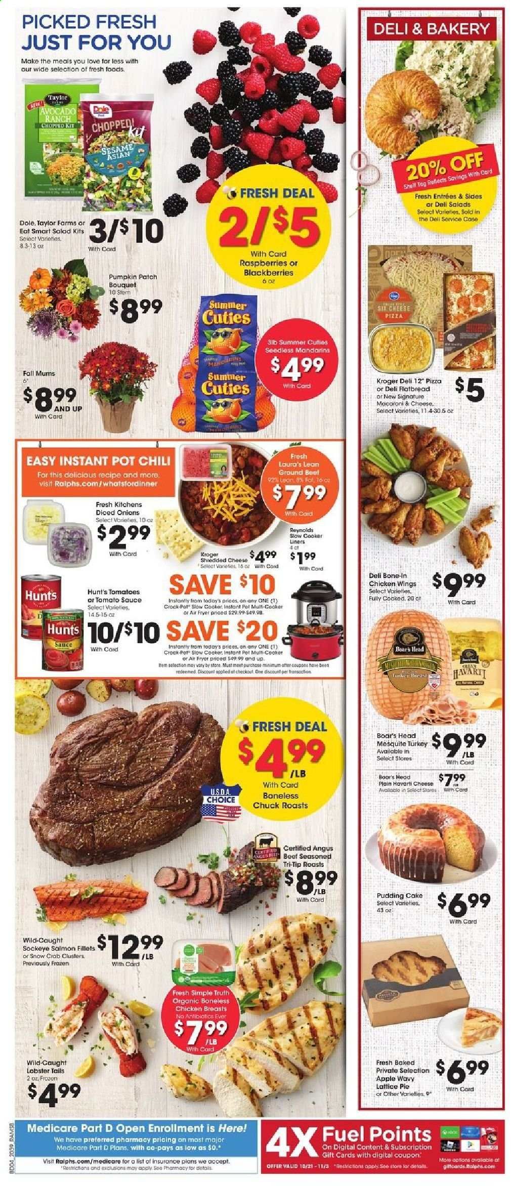 Ralphs (DC, DE, FL, GA, MD, NC, SC, VA) Weekly Ad Flyer October 28 to November 3