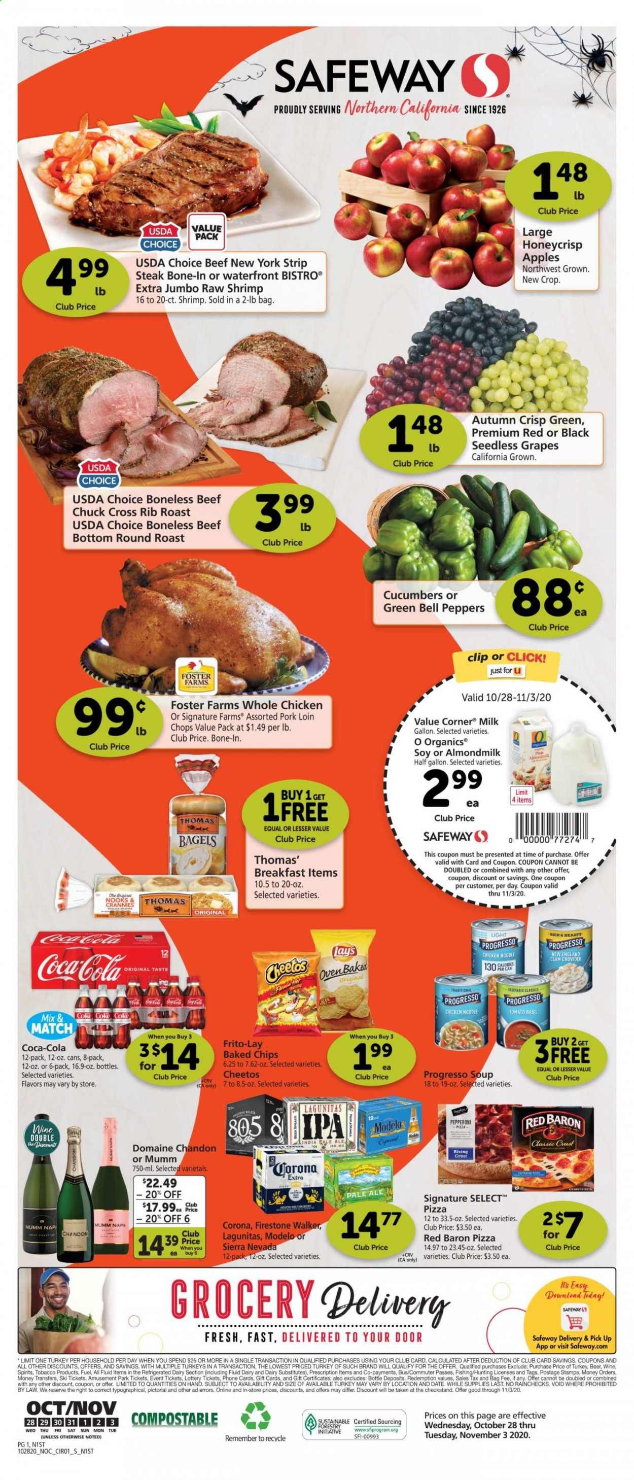 Safeway Weekly Ad Flyer October 28 to November 3