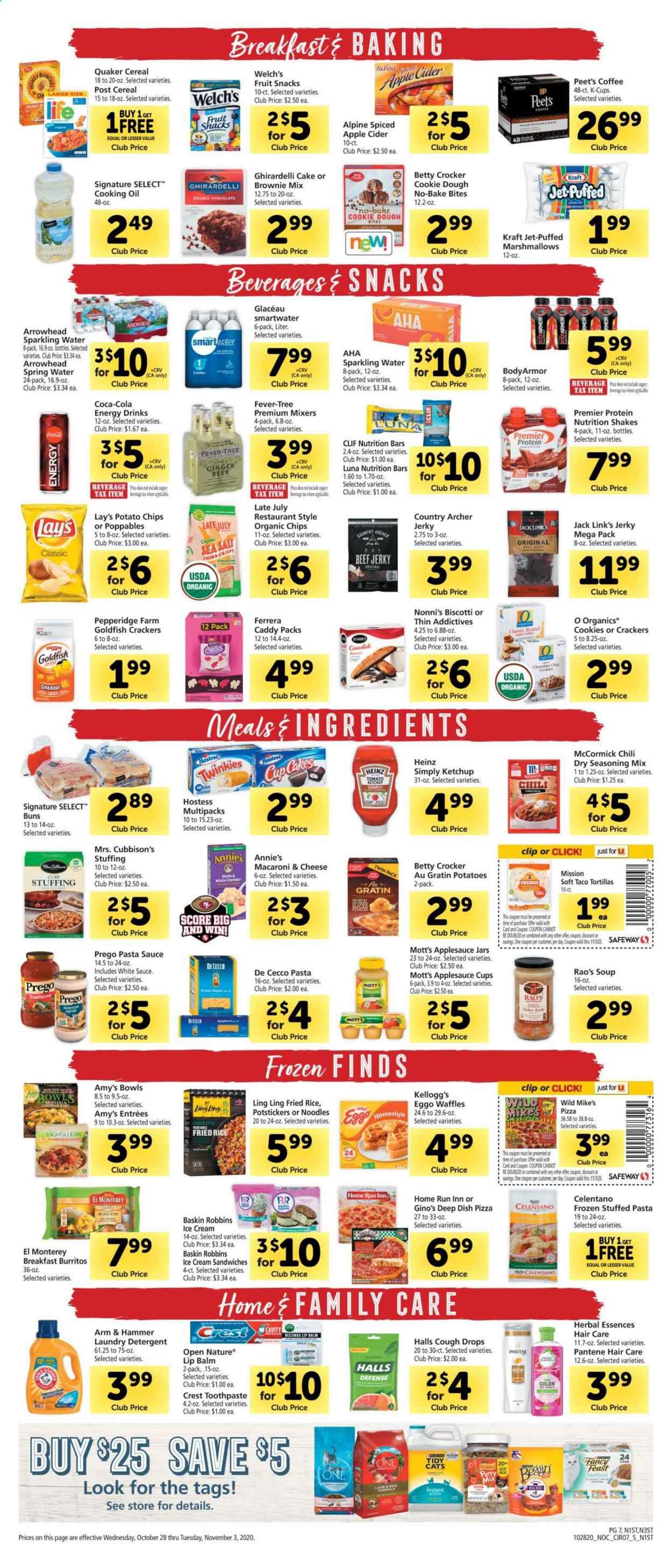 Safeway Weekly Ad Flyer October 28 to November 3