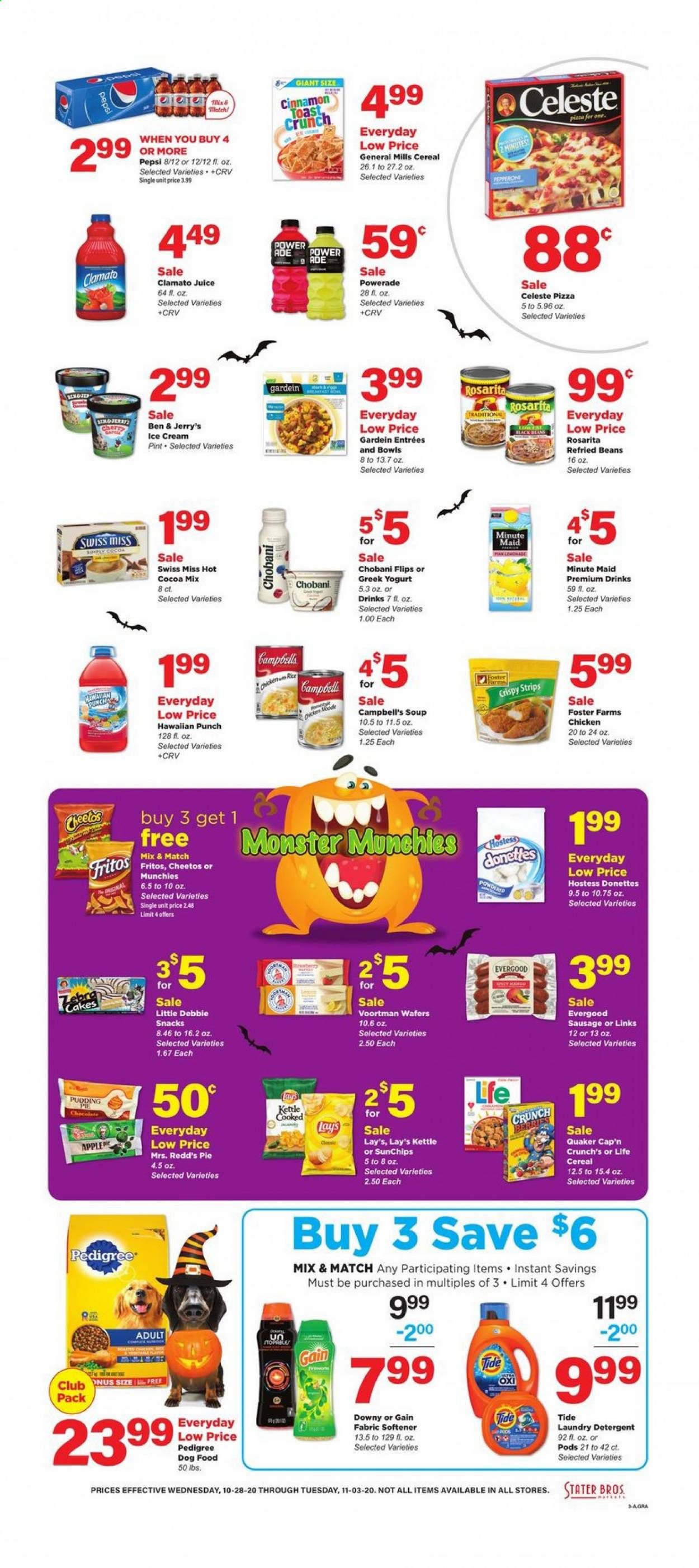 Stater Bros. Weekly Ad Flyer October 28 to November 3