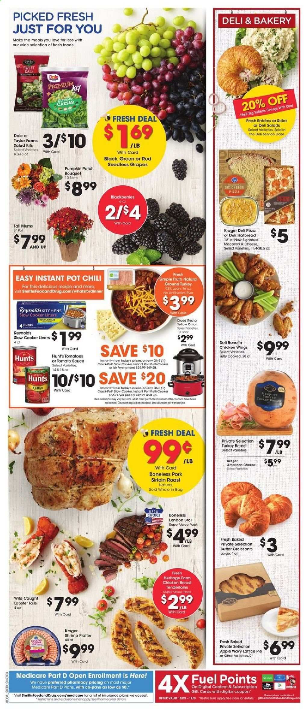 Smith's (AZ, ID, MT, NM, NV, UT, WY) Weekly Ad Flyer October 28 to November 3