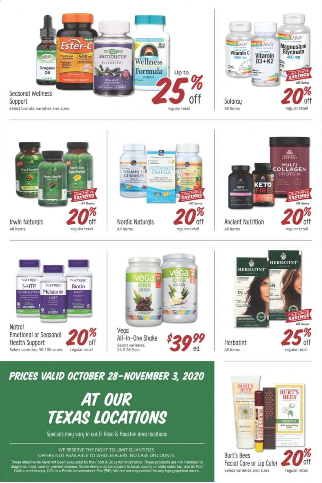 Sprouts Weekly Ad Flyer October 28 to November 3