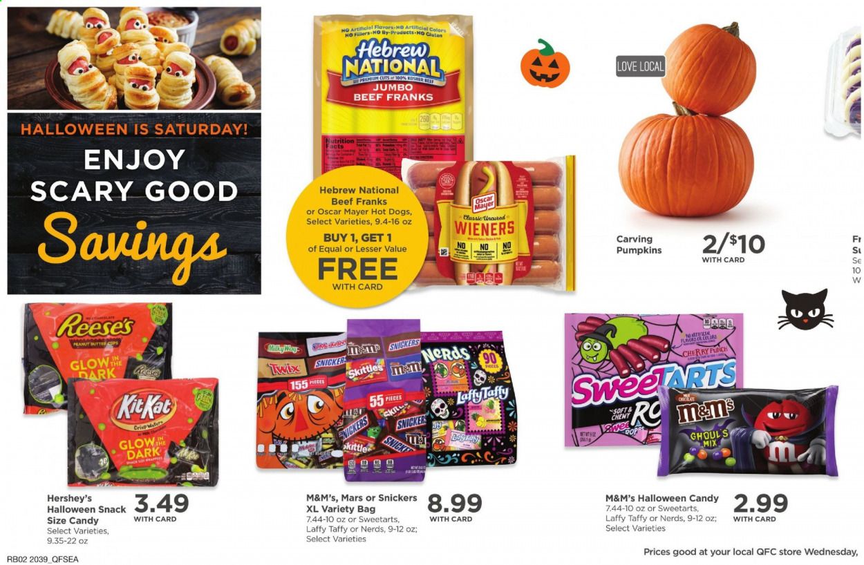 QFC Weekly Ad Flyer October 28 to November 3