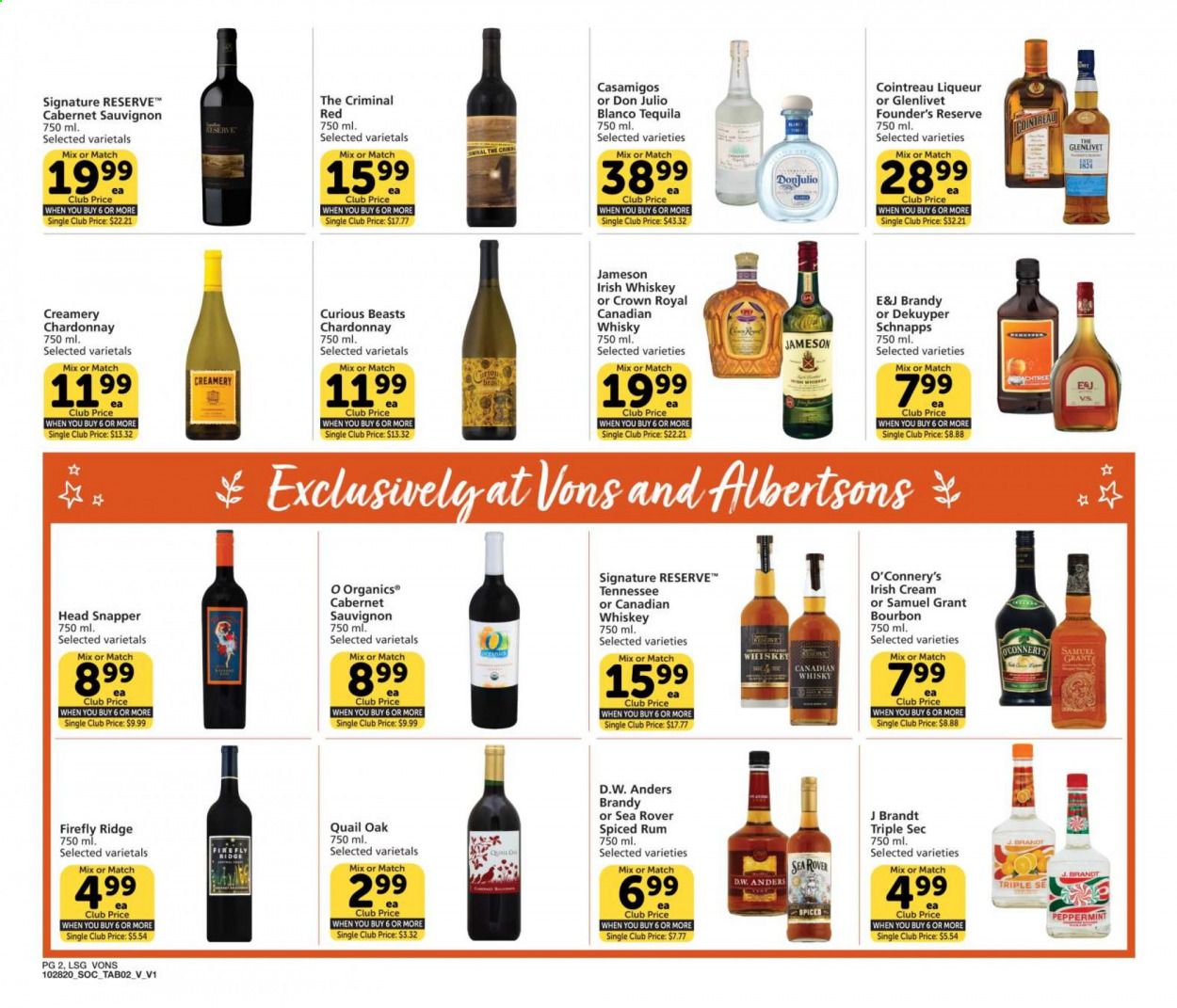 Vons (CA, NV) Weekly Ad Flyer October 28 to November 26