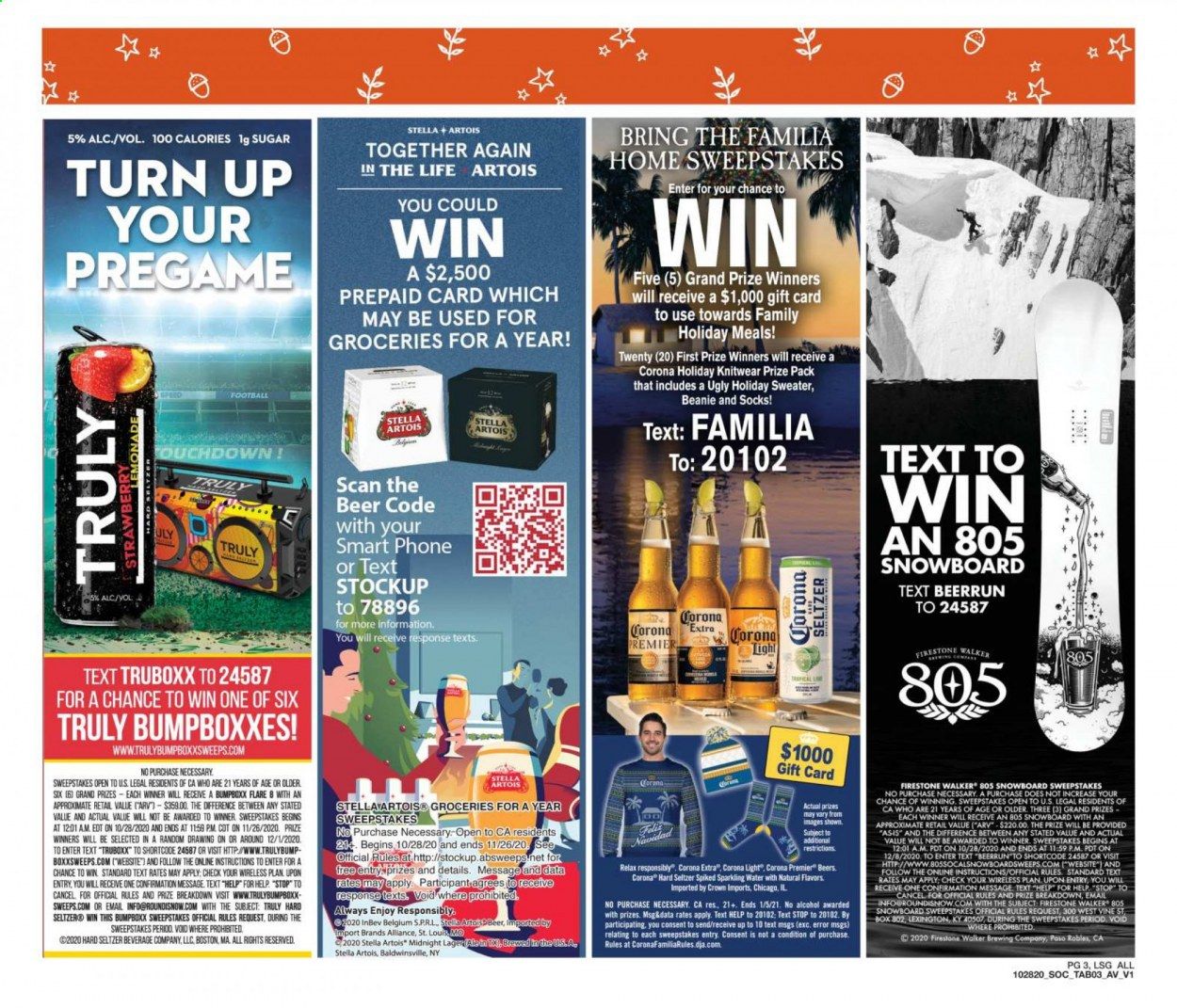 Vons (CA, NV) Weekly Ad Flyer October 28 to November 26