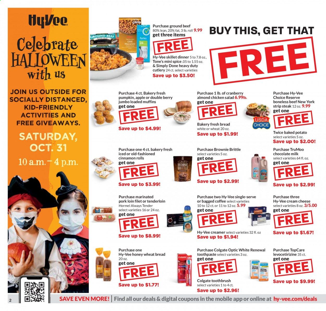 Hy-Vee (IA, IL, KS, MN, MO, NE, SD, WI) Weekly Ad Flyer October 28 to November 3