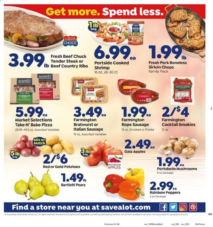 Save a Lot Weekly Ad Flyer October 28 to November 3