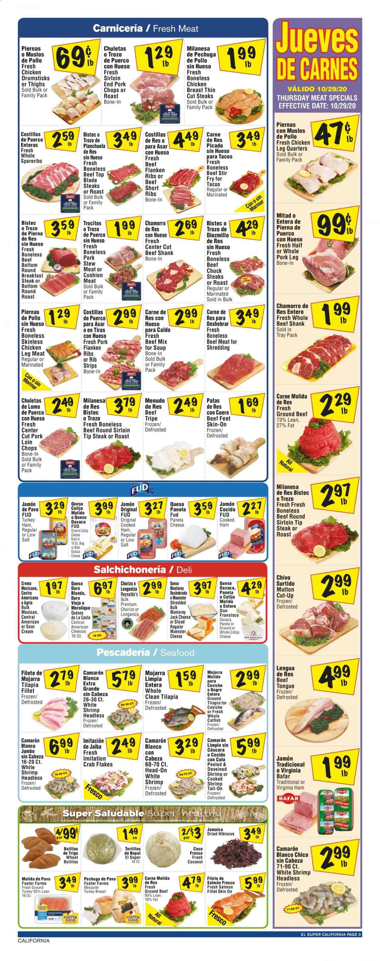 El Super (AZ, CA, NM, NV, TX) Weekly Ad Flyer October 28 to November 3