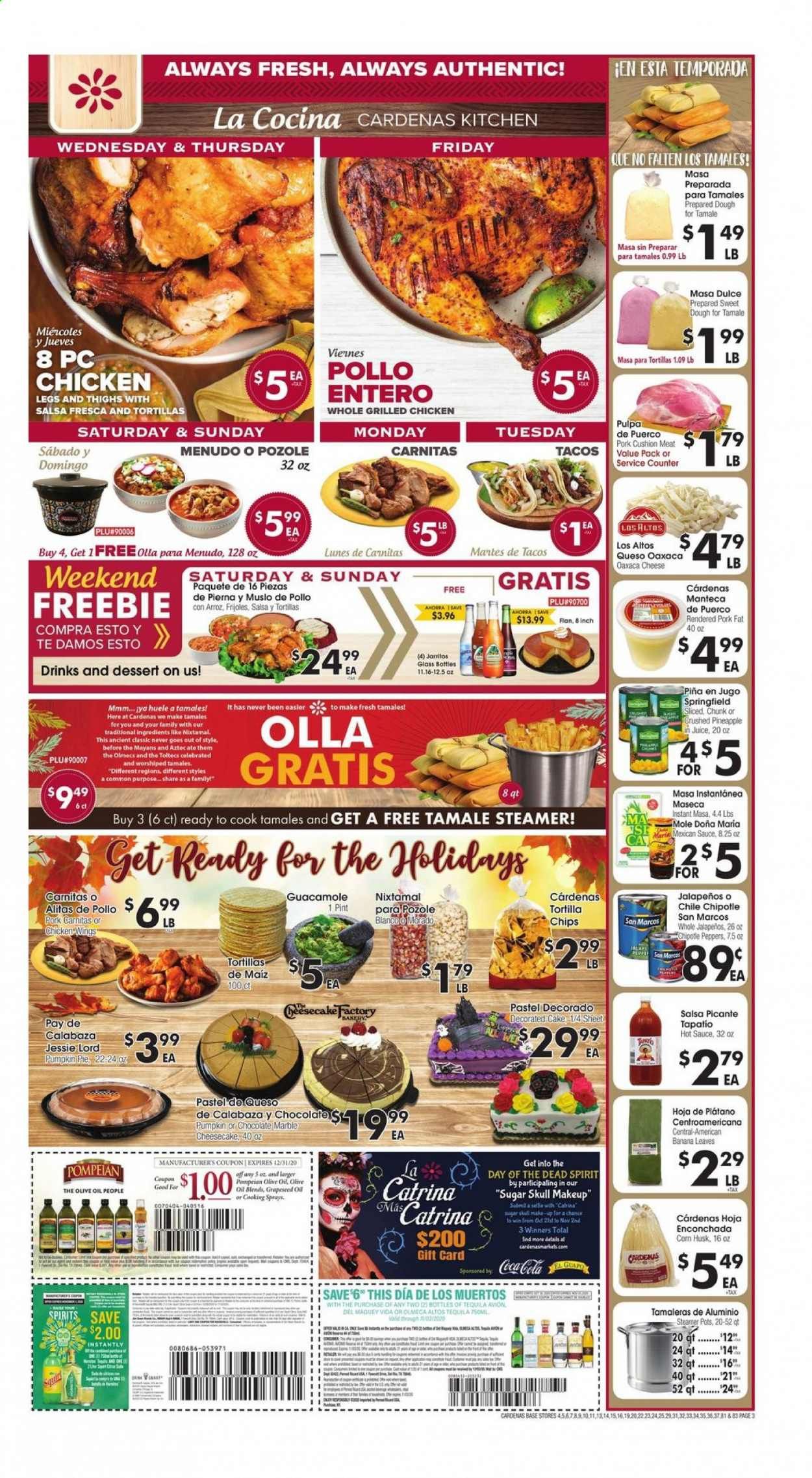 Cardenas (CA, NV) Weekly Ad Flyer October 28 to November 3