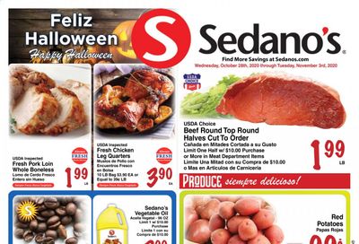 Sedano's (FL) Weekly Ad Flyer October 28 to November 3