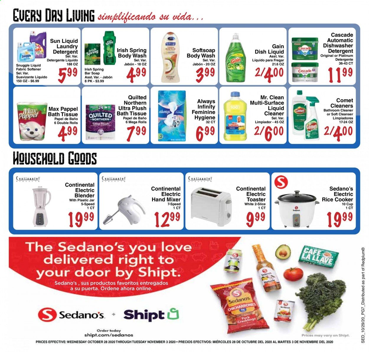 Sedano's (FL) Weekly Ad Flyer October 28 to November 3