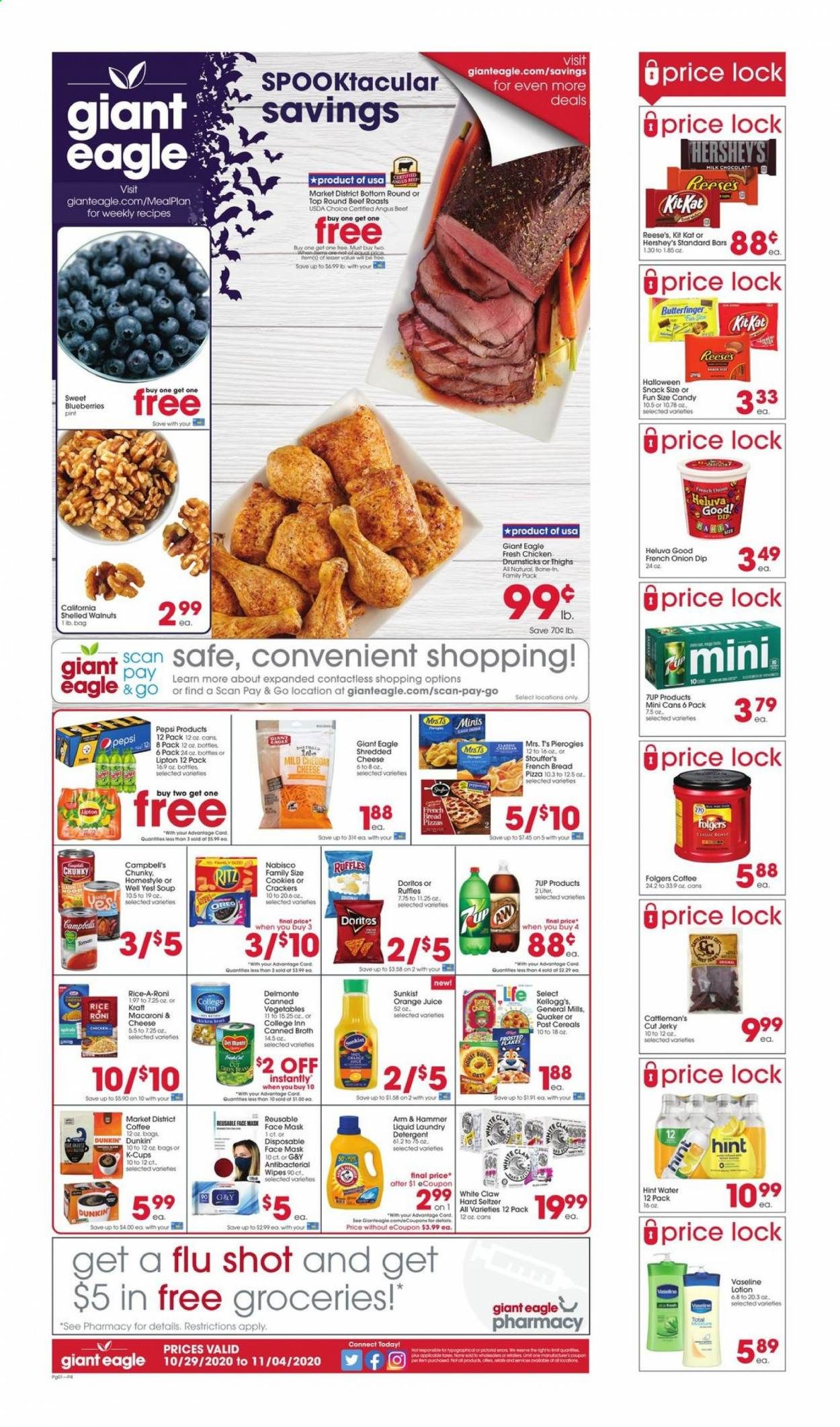 Giant Eagle (IN, MD, OH, PA, WV) Weekly Ad Flyer October 29 to November 4