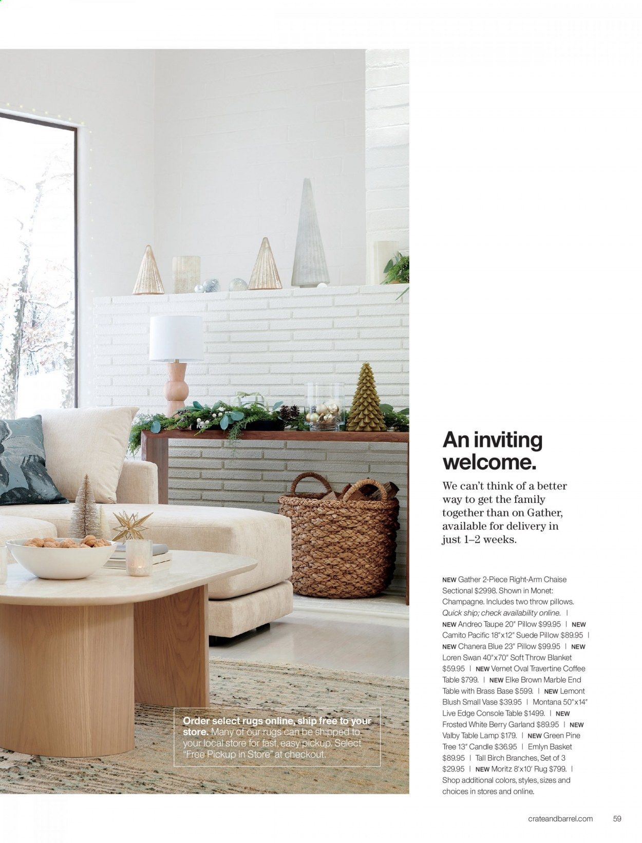 Crate & Barrel Weekly Ad Flyer October 28 to November 4