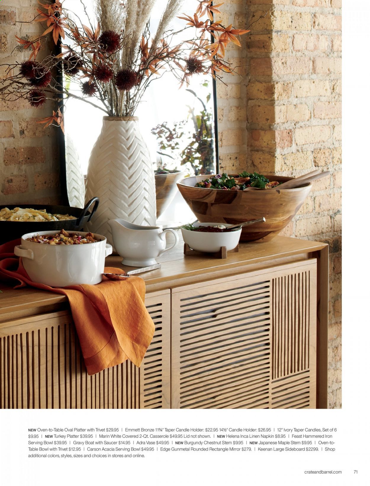 Crate & Barrel Weekly Ad Flyer October 28 to November 4
