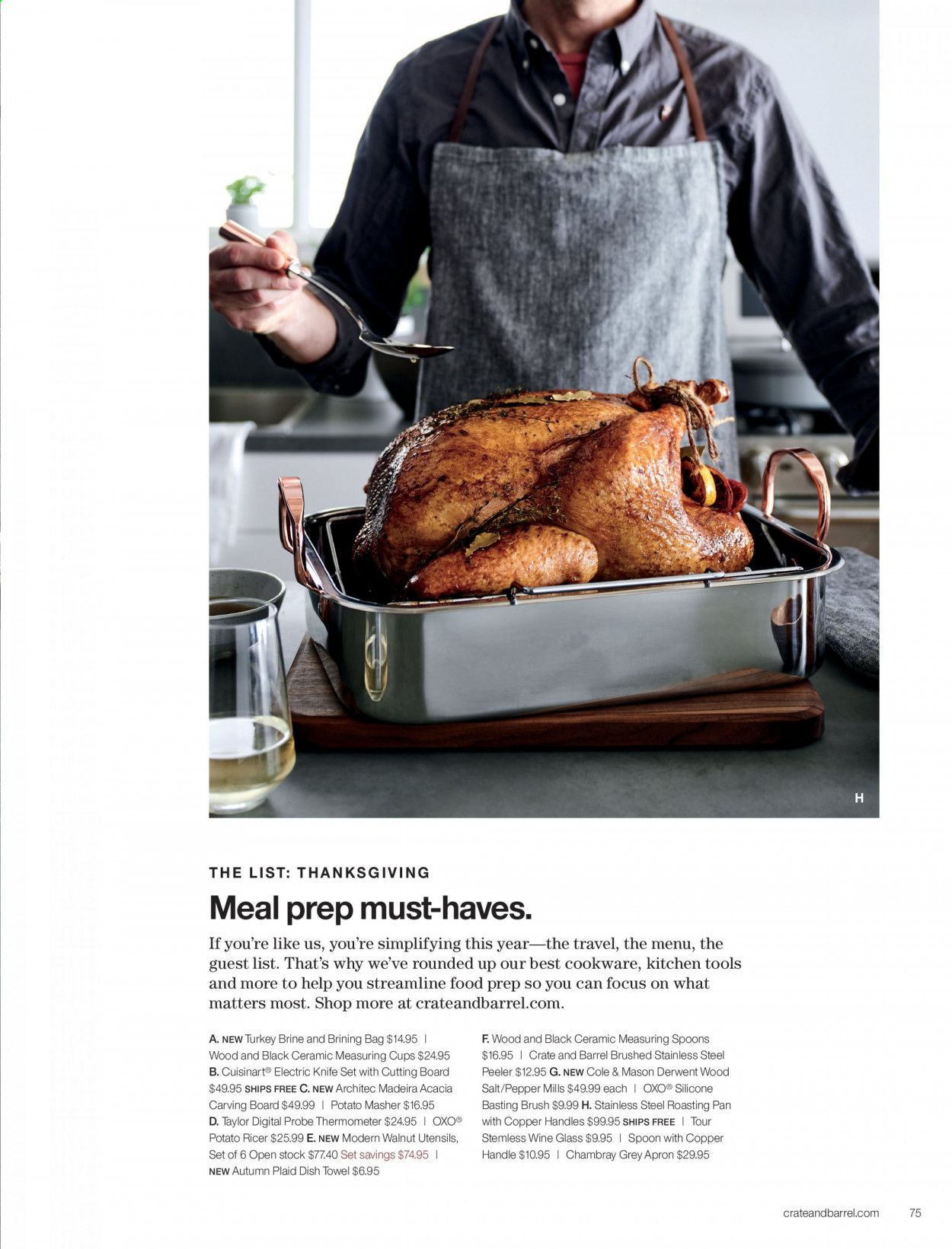 Crate & Barrel Weekly Ad Flyer October 28 to November 4