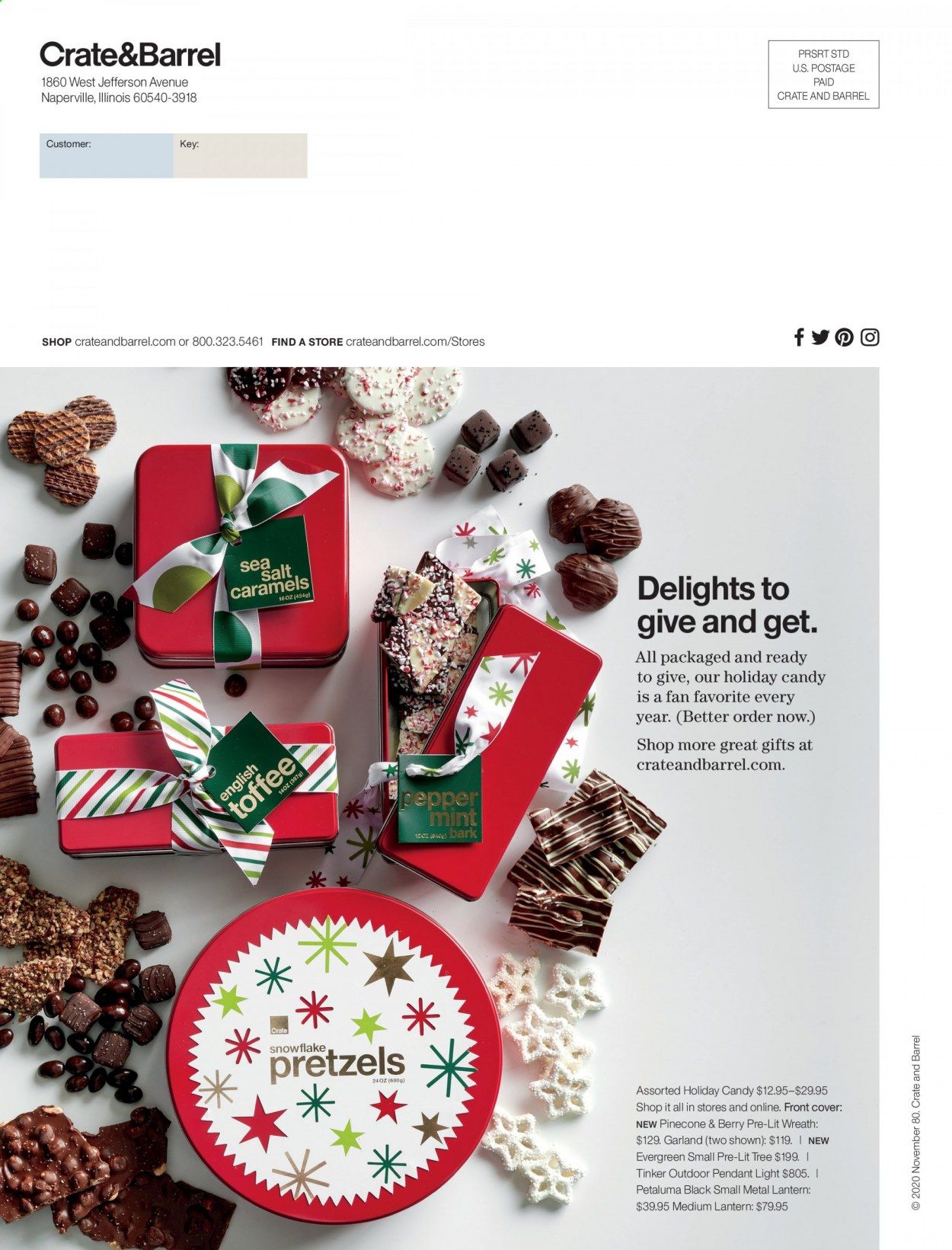 Crate & Barrel Weekly Ad Flyer October 28 to November 4