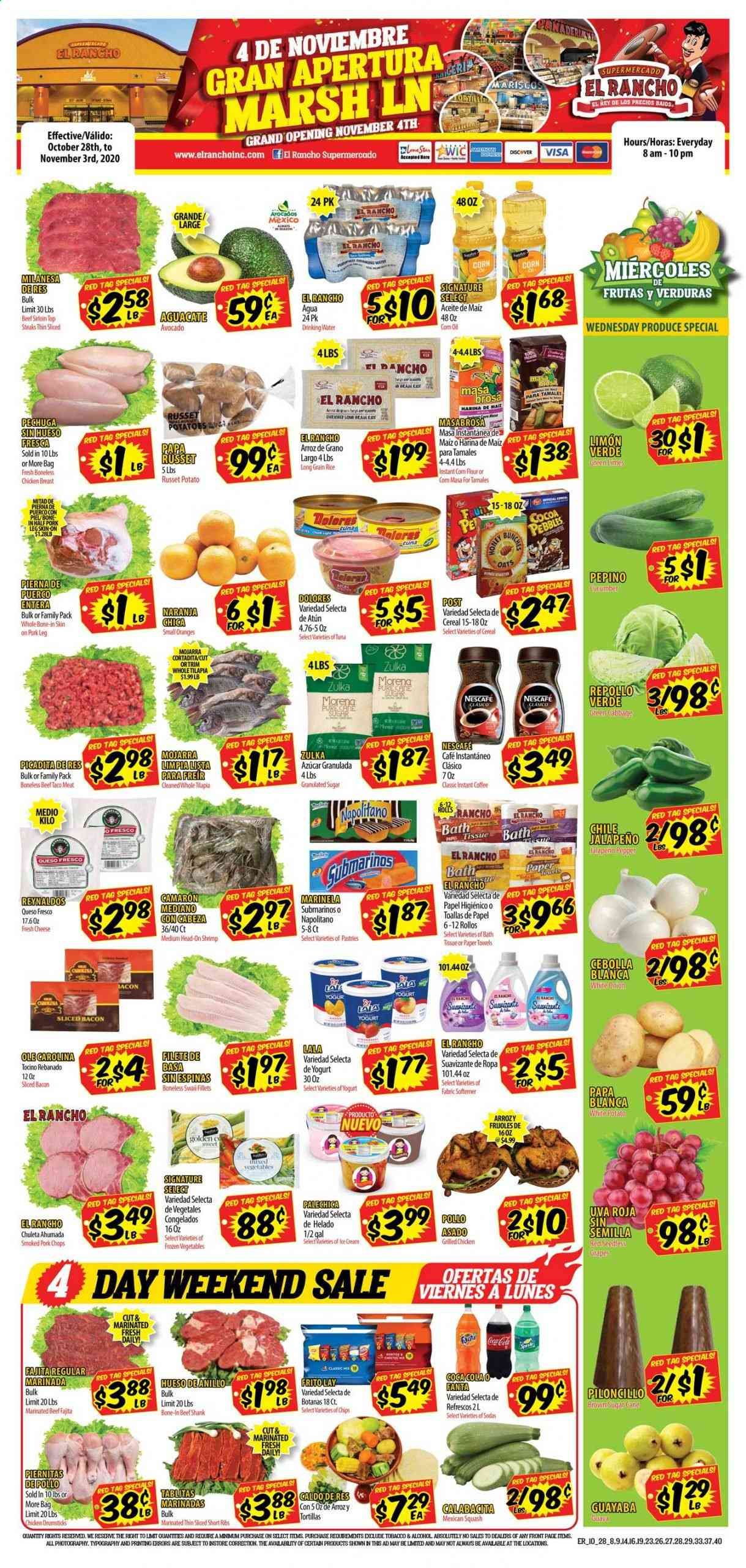 El Rancho (TX) Weekly Ad Flyer October 28 to November 3