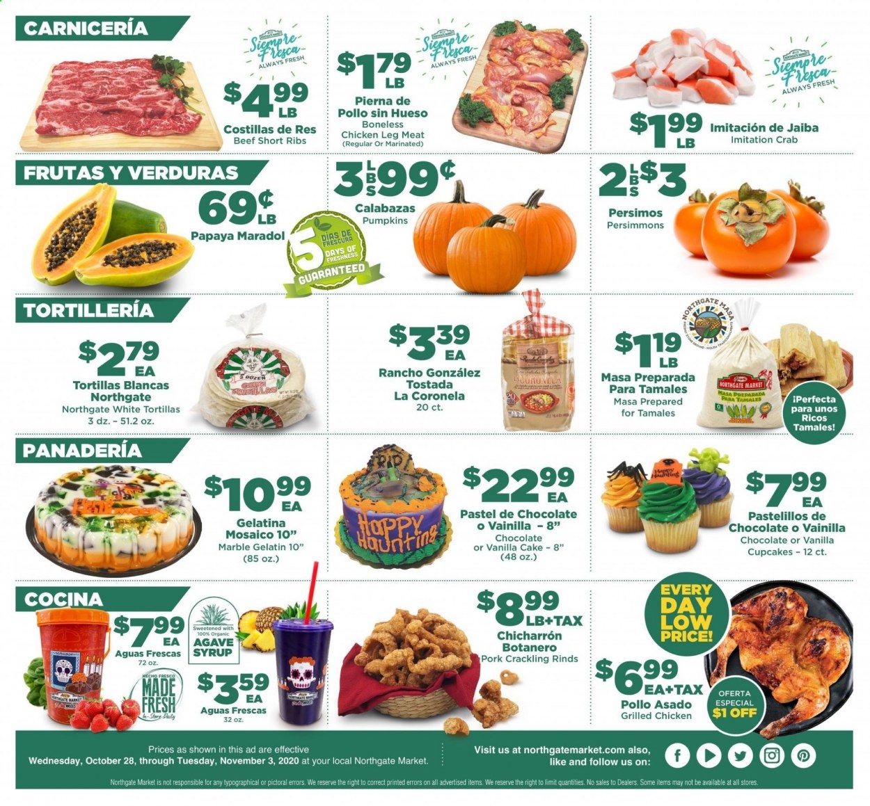 Northgate Market (CA) Weekly Ad Flyer October 28 to November 3