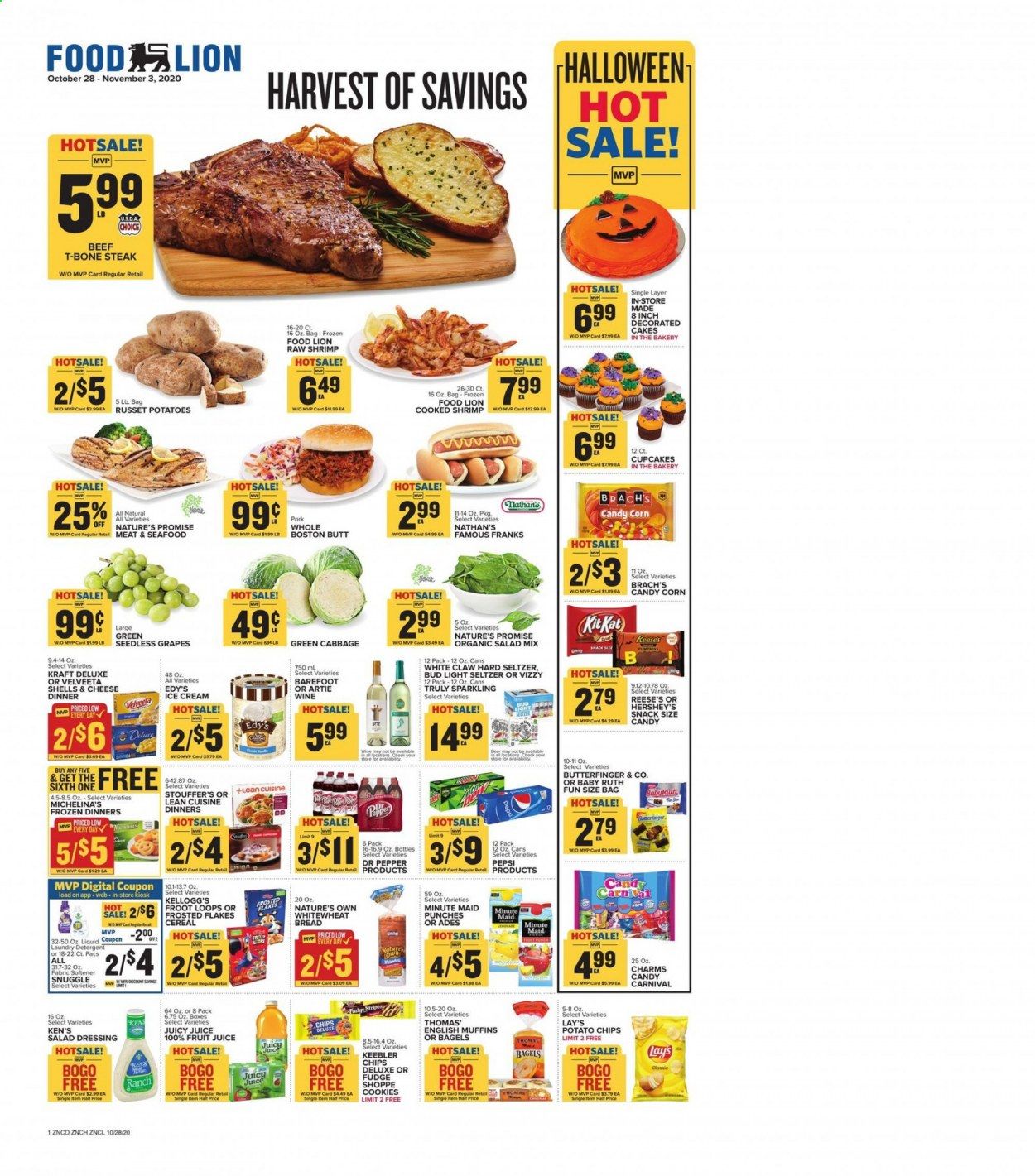Food Lion (NC) Weekly Ad Flyer October 28 to November 3