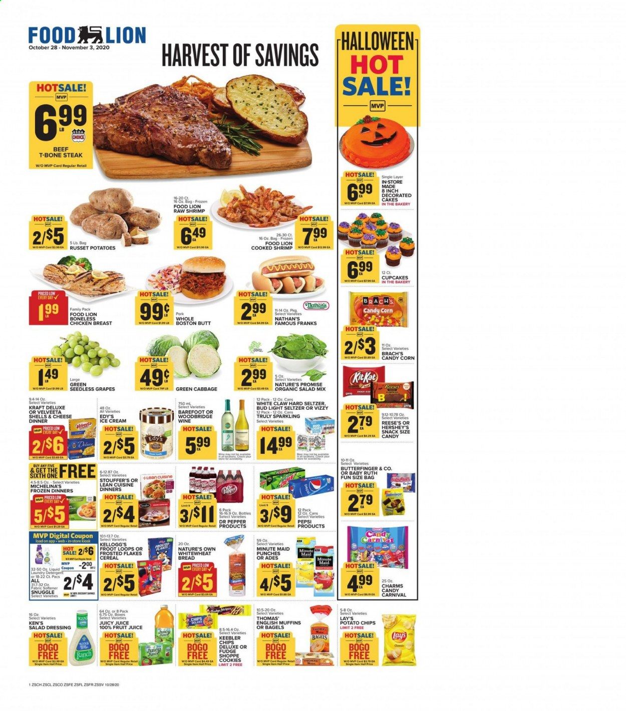 Food Lion (SC) Weekly Ad Flyer October 28 to November 3
