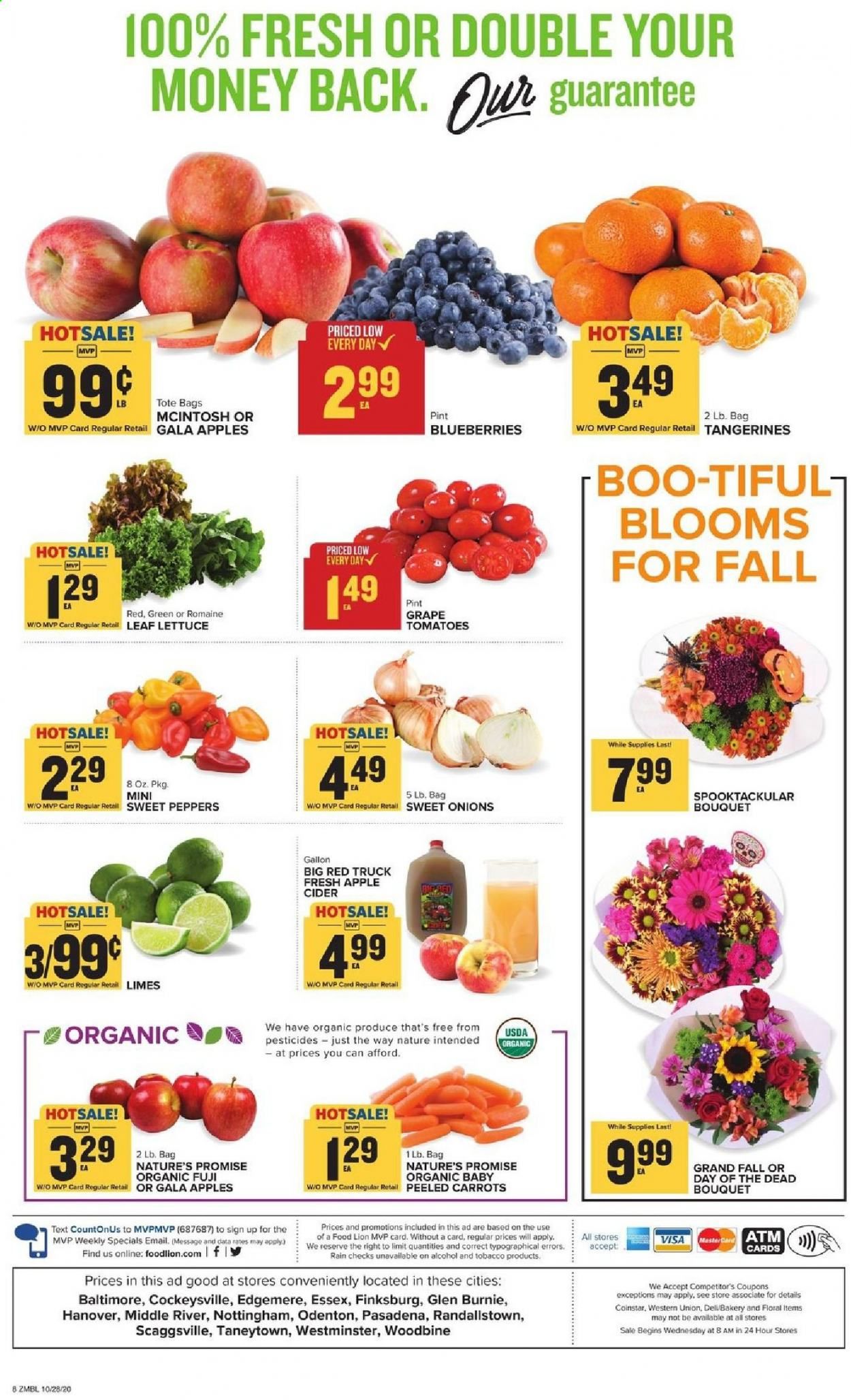 Food Lion (MD) Weekly Ad Flyer October 28 to November 3