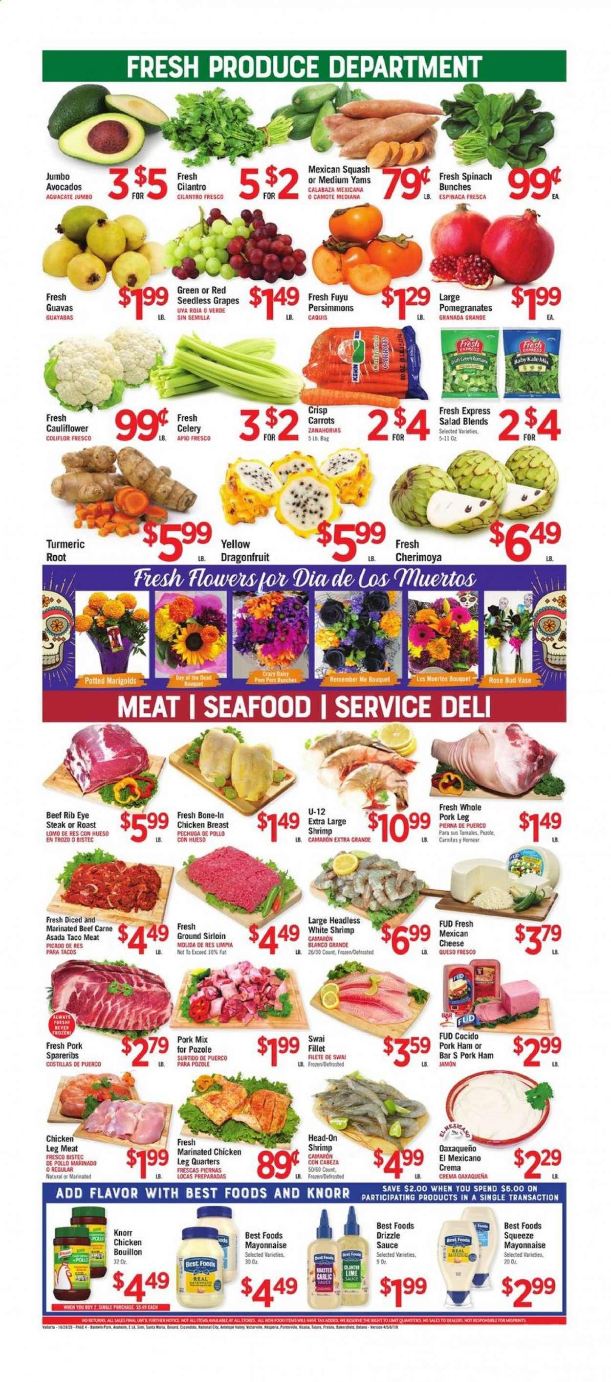 Vallarta (CA) Weekly Ad Flyer October 28 to November 3