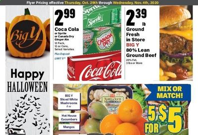 Big Y (MA) Weekly Ad Flyer October 29 to November 4