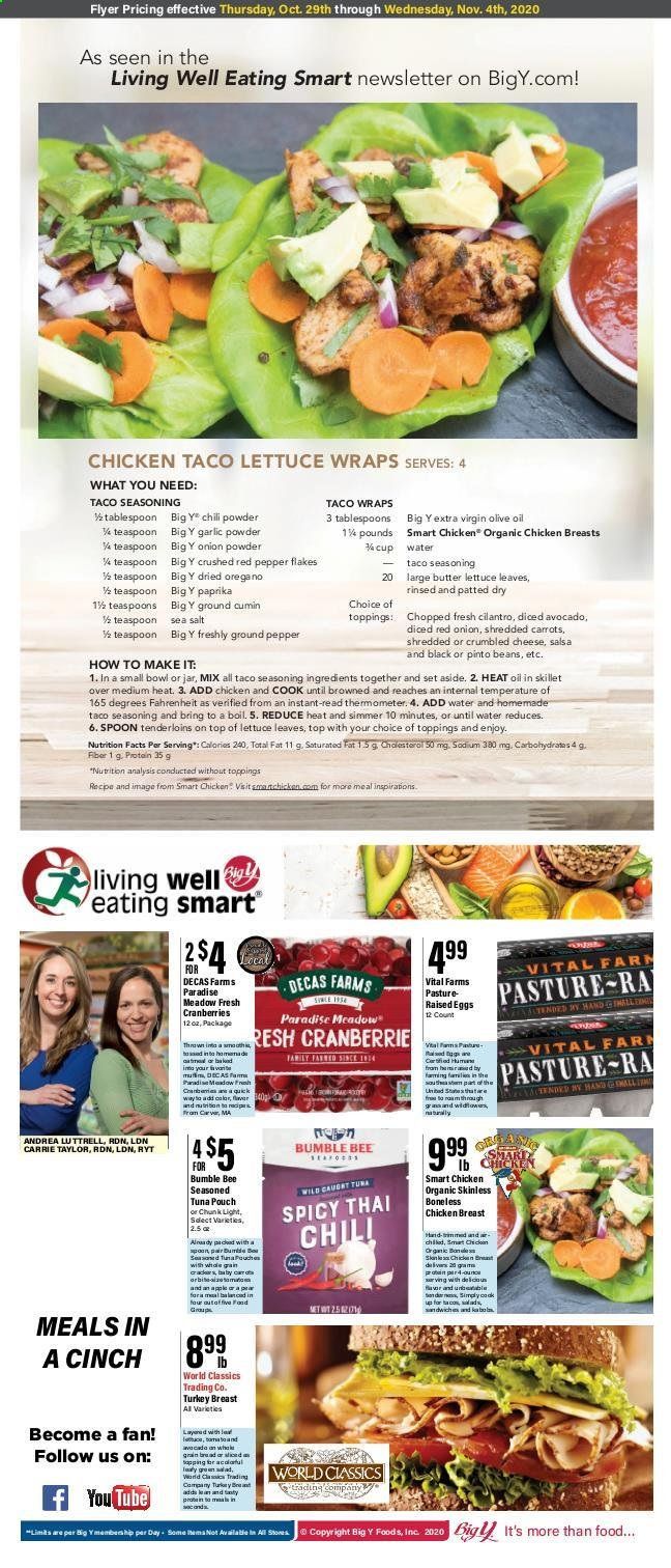 Big Y (MA) Weekly Ad Flyer October 29 to November 4