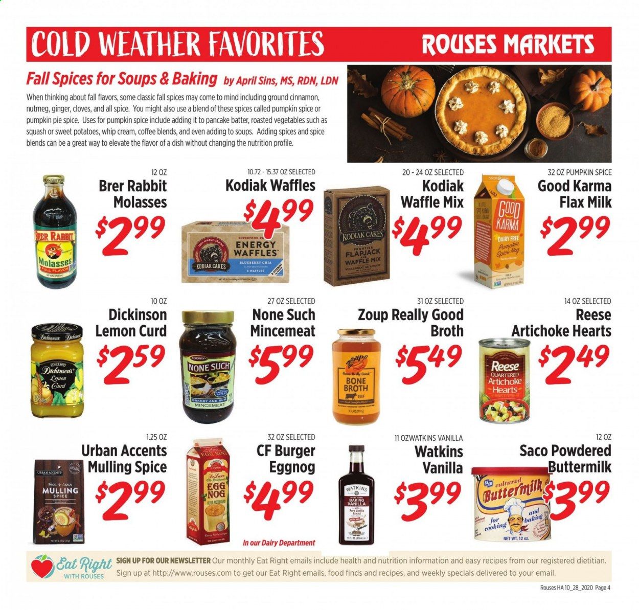 Rouses Markets (AL, LA, MS) Weekly Ad Flyer October 28 to November 25