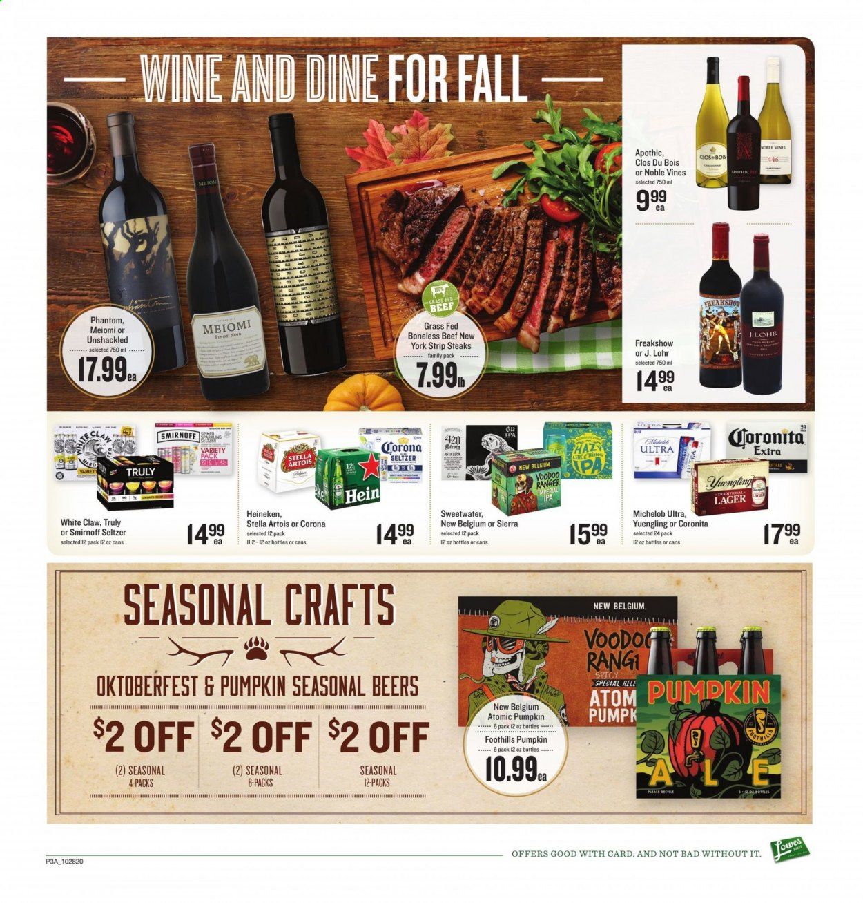 Lowes Foods Weekly Ad Flyer October 28 to November 3