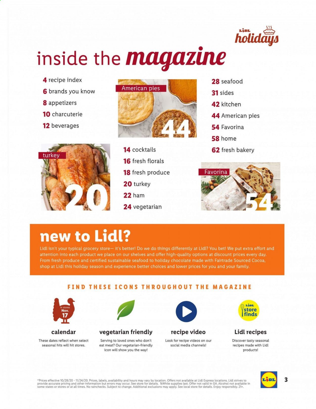 Lidl Weekly Ad Flyer October 28 to November 27