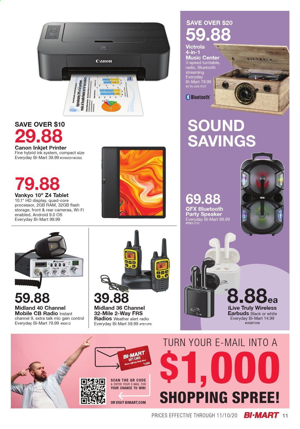 Bi-Mart Weekly Ad Flyer October 26 to November 10