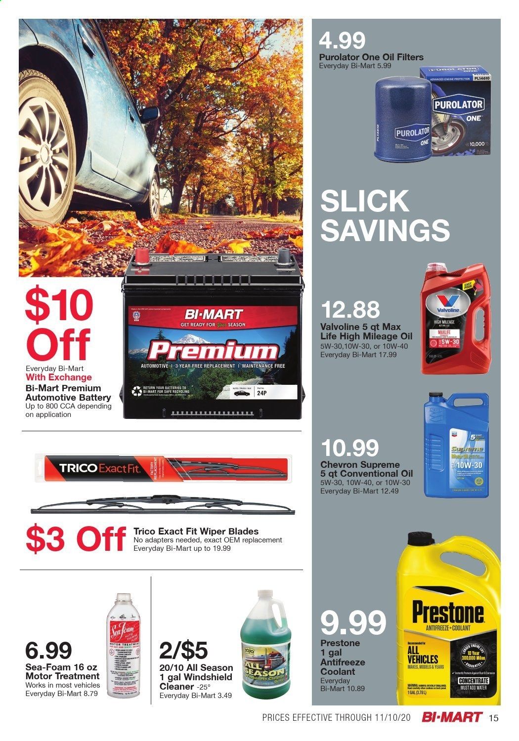 Bi-Mart Weekly Ad Flyer October 26 to November 10