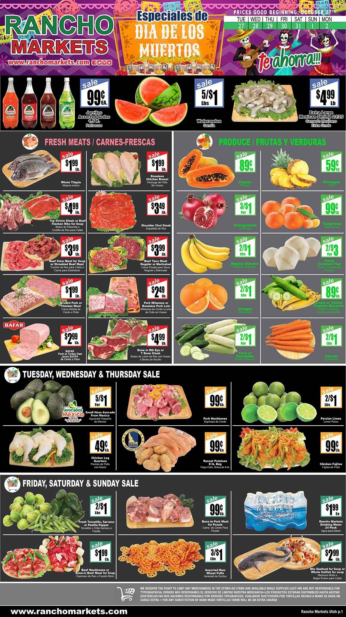 Rancho Markets Weekly Ad Flyer October 27 to November 2