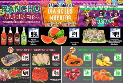 Rancho Markets Weekly Ad Flyer October 27 to November 2