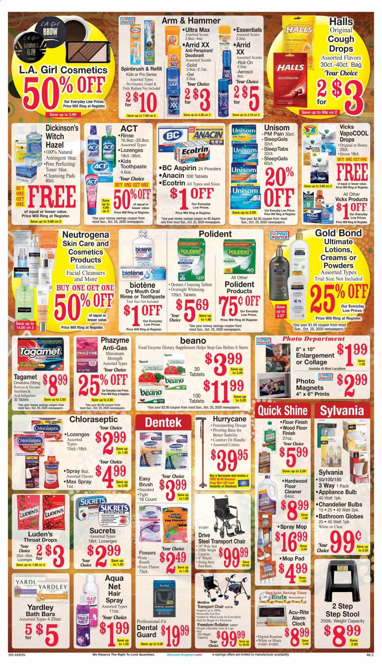 Discount Drug Mart (OH) Weekly Ad Flyer October 28 to November 3
