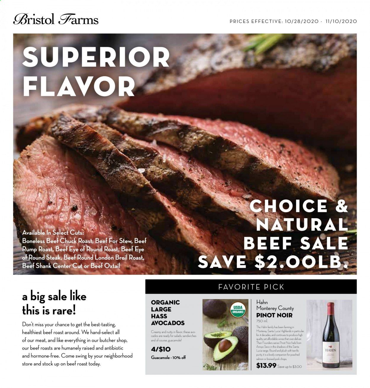 Bristol Farms (CA) Weekly Ad Flyer October 28 to November 10
