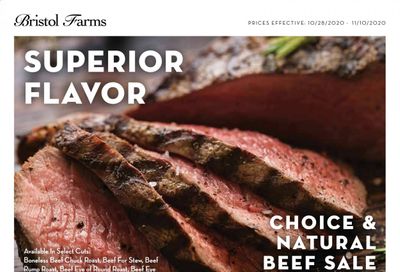 Bristol Farms (CA) Weekly Ad Flyer October 28 to November 10
