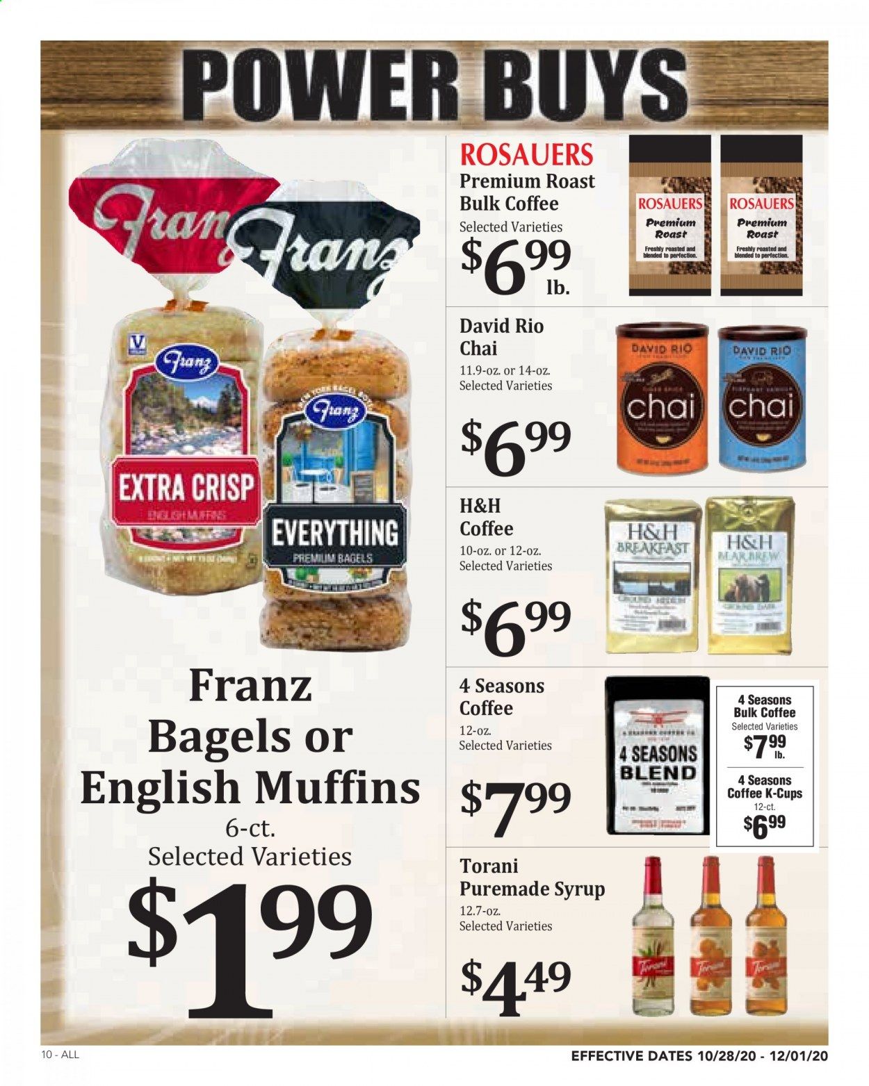 Rosauers Weekly Ad Flyer October 28 to December 1