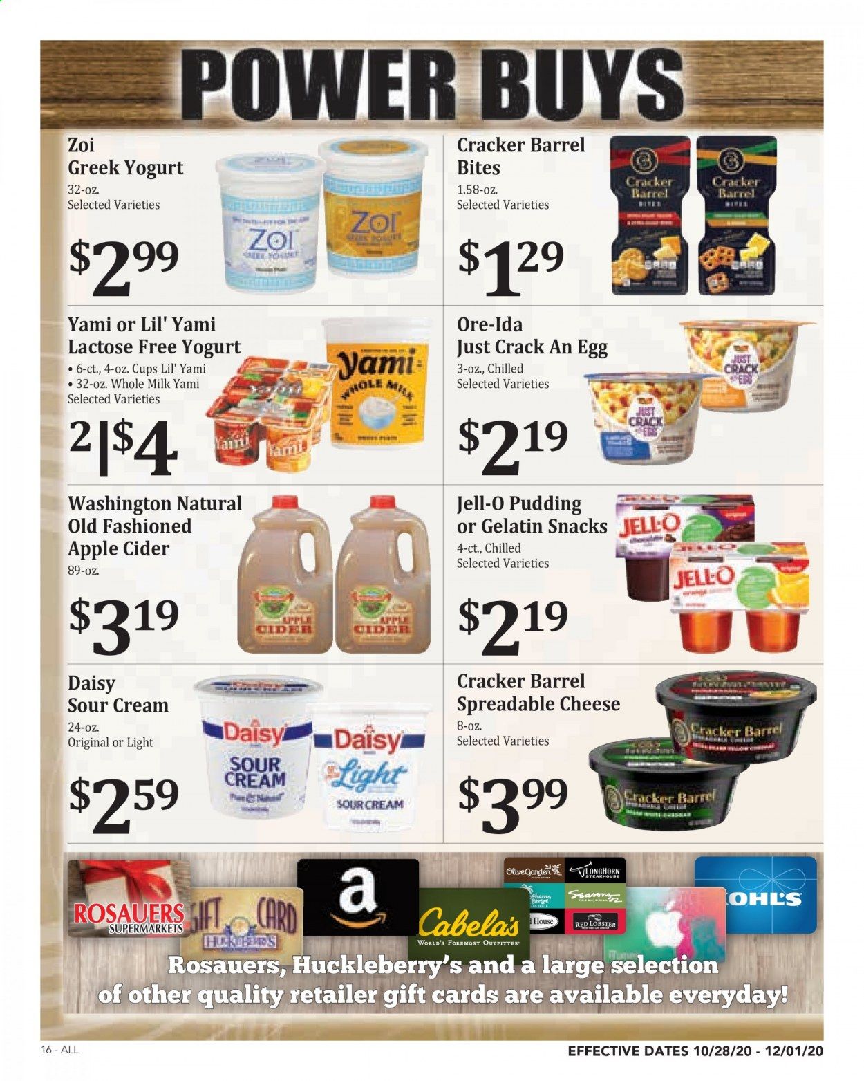 Rosauers Weekly Ad Flyer October 28 to December 1