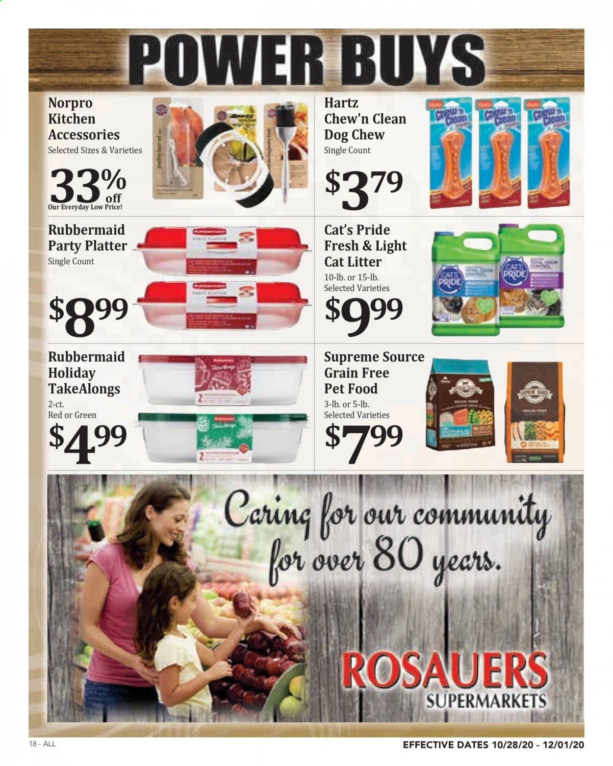 Rosauers Weekly Ad Flyer October 28 to December 1