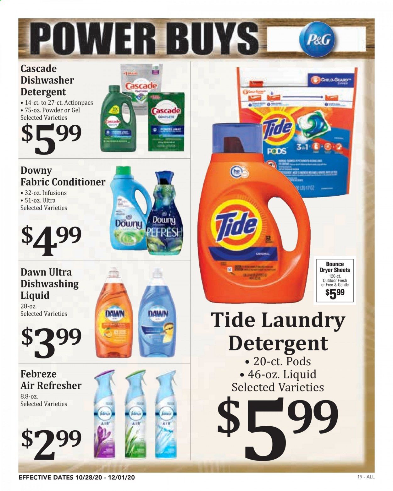 Rosauers Weekly Ad Flyer October 28 to December 1