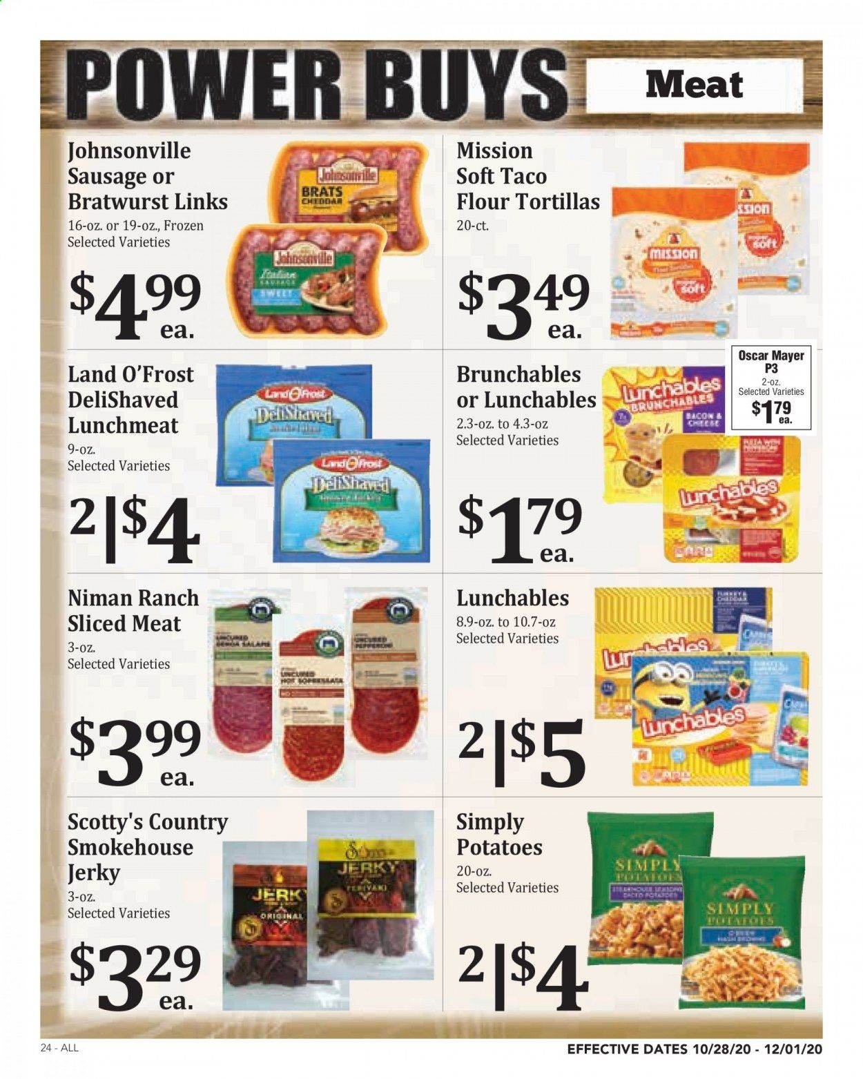 Rosauers Weekly Ad Flyer October 28 to December 1
