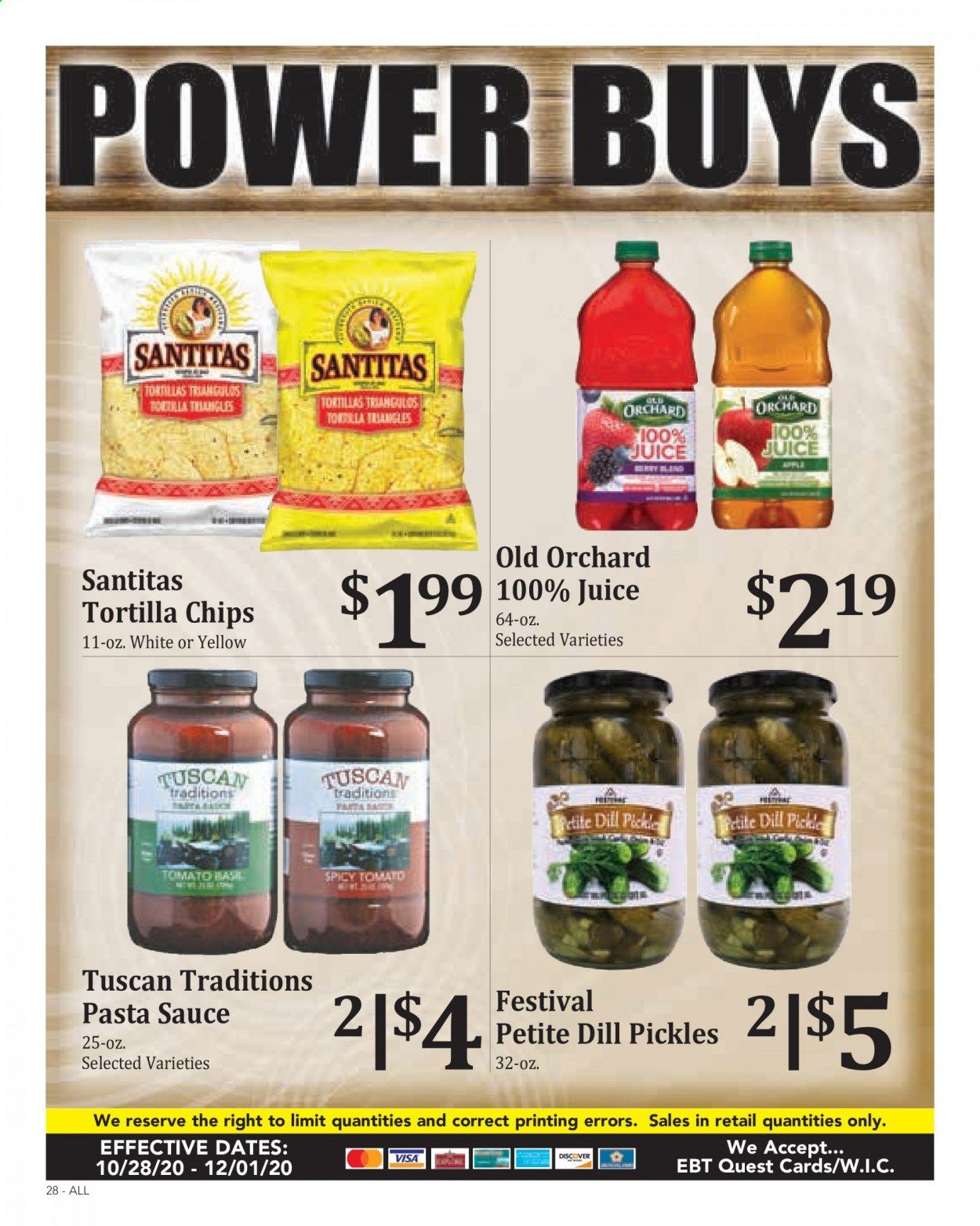 Rosauers Weekly Ad Flyer October 28 to December 1