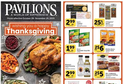 Pavilions (CA) Weekly Ad Flyer October 28 to November 26