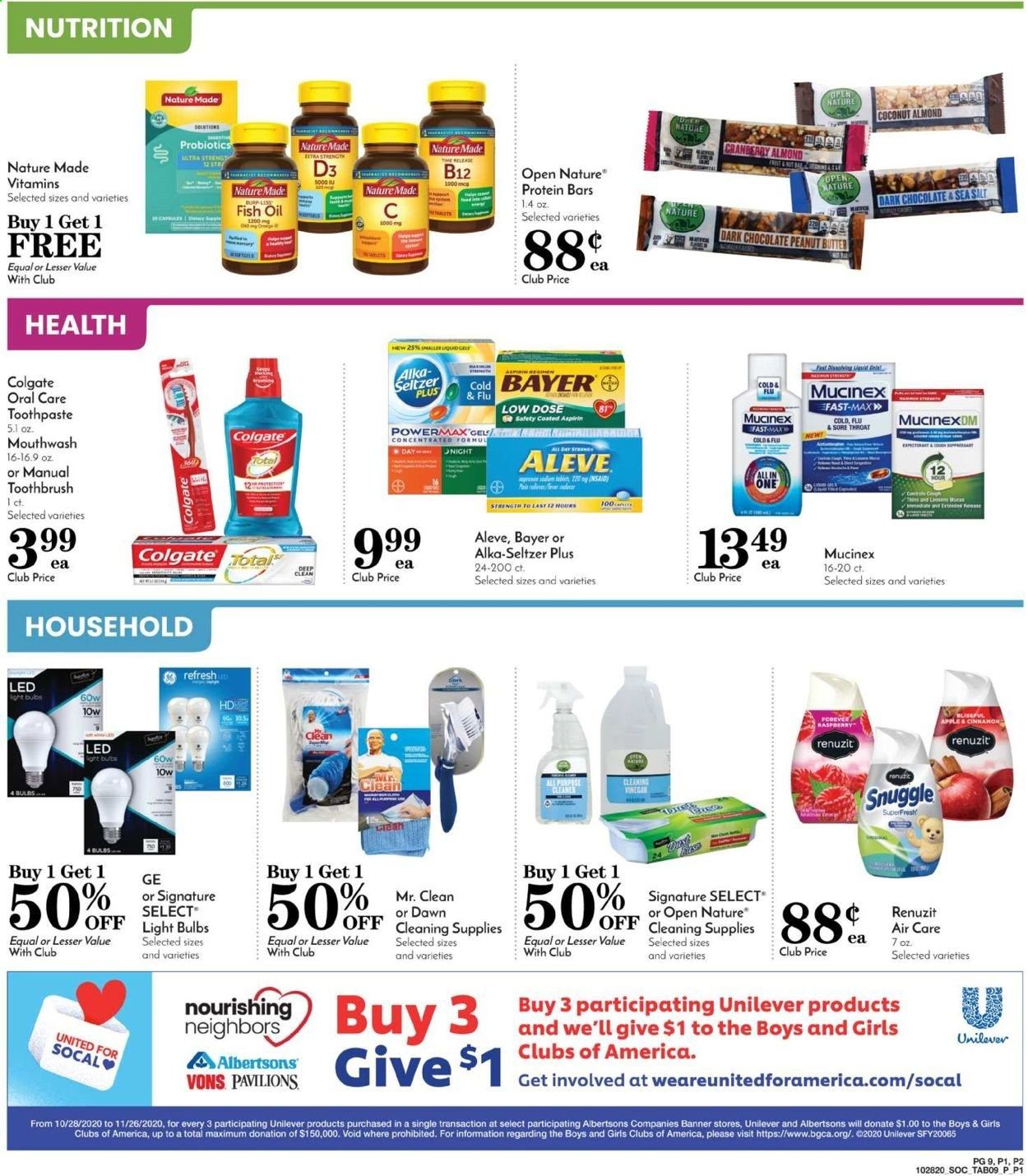 Pavilions (CA) Weekly Ad Flyer October 28 to November 3