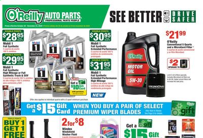 O'Reilly Auto Parts Weekly Ad Flyer October 28 to November 4