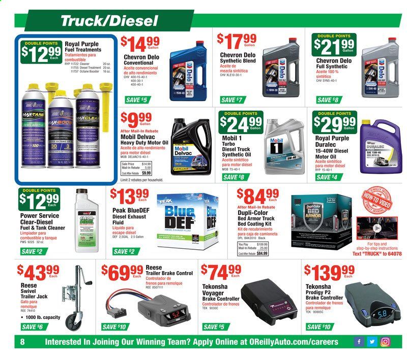 O'Reilly Auto Parts Weekly Ad Flyer October 28 to November 4