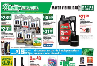 O'Reilly Auto Parts Weekly Ad Flyer October 28 to November 4